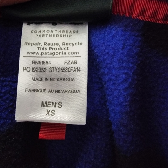 Patagonia Synchilla Buffalo Plaid Sweater - Picture 9 of 9